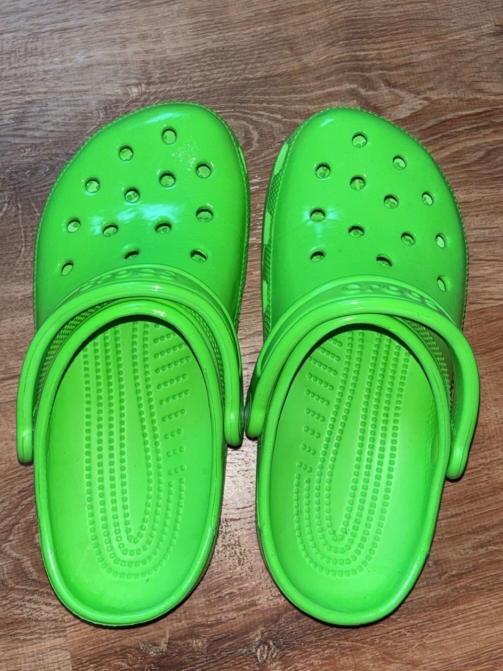 Green Crocs